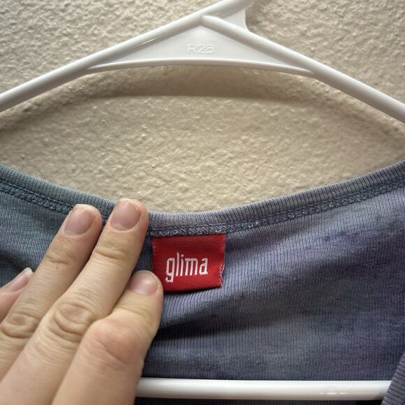 Y2k Glima Top Graphic Print Womens S Baby Tee V Neck Saint Louis Blues Music - Picture 6 of 8